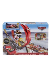 Boys Disney & Pixar Cars XRS Rocket Racing Super Loop Trackset with Lightning McQueen