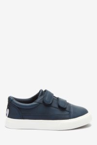 Boys Next Navy Double Strap Shoes (Younger) -  Blue