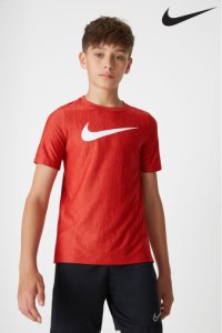 Boys Nike Dri-FIT Swoosh T-Shirt -  Red