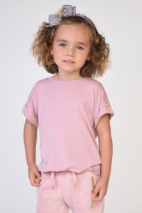 Girls Angel's Face Pink Wendy Slouch Top -  Pink