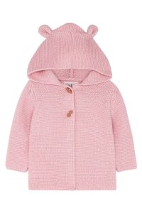 Girls F&F Pink Knitted Cardigan -  Pink