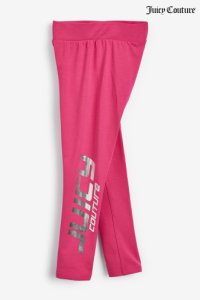 Girls Juicy Couture Juicy Branded Leggings -  Pink