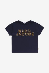 Girls Little Marc Jacobs Navy T-Shirt -  Blue