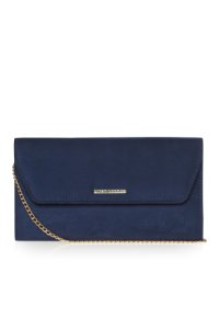 Lipsy Envelope Clutch Bag - One Size - Blue