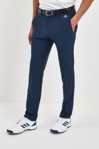 Mens adidas Golf 3 Stripe Tapered Trousers -  Blue