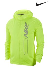Mens Nike Essential Flash Running Jacket -  Yellow