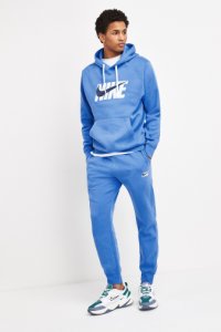 Mens Nike Futura Logo Fleece Tracksuit -  Blue