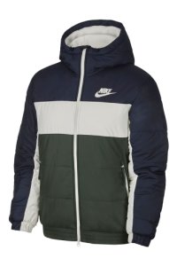 Mens Nike NSW Zip Through Hooded Jacket -  Blue
