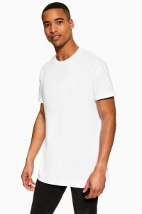 Mens Topman Oversized T-Shirt -  White