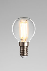 Next 4W LED SES Dimmable Golf Ball Bulb -  Clear