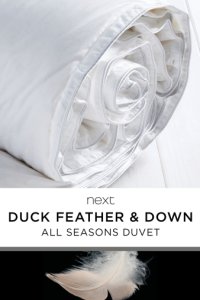Next Duck Feather And Down All Season Duvet -  White