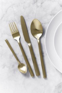 Next Kensington 16pc Cutlery Set -  Gold