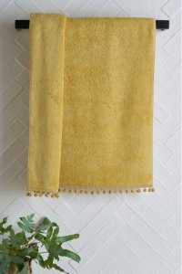 Next Pom Pom Towel -  Yellow