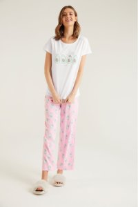 Womens F&F Pyjamas -  Pink