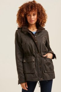 Fat Face - Womens fatface brown sussex jacket -  brown