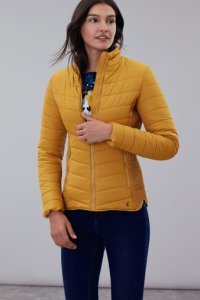Womens Joules Harrogate Padded Jacket -  Yellow