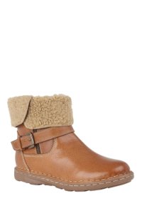 Womens Lotus Wide Fit Boots -  Brown
