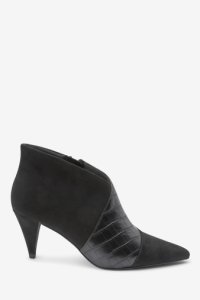 Womens Next Black Forever Comfort V-Cut Shoe Boots -  Black