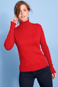 Womens Next Red Roll Neck Jumper -  Red