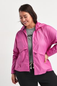Womens Nike Curve Essential Run Jacket -  Pink