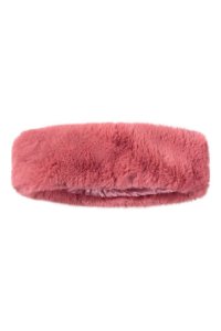 Womens Oliver Bonas Pink Faux Fur Headband -  Pink