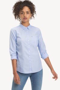 Womens Tommy Jeans light oxford shirt -  blue