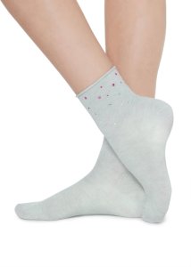 Calzedonia - Glittery socks, ONE SIZE, Green, Women