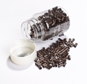 Copper Micro Rings Brown 500 Pieces