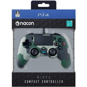 Nacon Compact Wired Controller (Camo Green) PS4