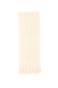 ALANUI WOOL AND CASHMERE SCARF OS White Cashmere, Wool