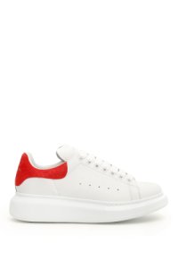 ALEXANDER MCQUEEN OVERSIZED SNEAKERS 37 White, Red Leather