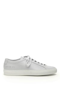 COMMON PROJECTS ORIGINAL ACHILLES SNEAKERS 35 Grey, White Leather