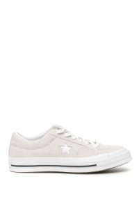 CONVERSE ONE STAR SNEAKERS 11 White Cotton, Leather