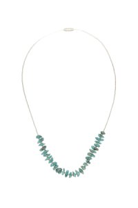 JESSIE WESTERN SILVER TURQUOISE POWER NECKLACE OS Silver, Light blue
