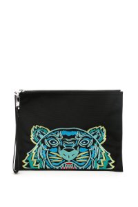 KENZO TIGER POUCH OS Black Technical