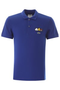 LACOSTE CROCO SERIES FRIENDSWITHYOU CROCO SERIES POLO SHIRT XS Blue Cotton