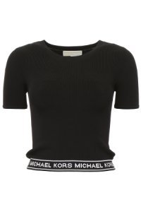 MICHAEL MICHAEL KORS LOGO T-SHIRT S Black
