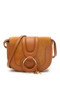 SEE BY CHLOE MINI HANA SHOULDER BAG OS Brown Leather