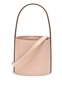 STAUD BISSETT MINI BUCKET BAG OS Pink Leather