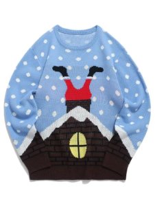 Christmas Santa Claus Pattern Ugly Sweater