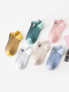 Zaful - Fruit pattern knitted short socks