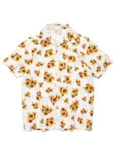 Sunflower Allover Print Short Sleeves Shirt