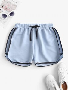 Tie Binding Pull On Casual Shorts