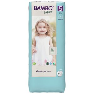 Bambo Nature Disposable Nappies - Junior - Size 5 - Jumbo Pack of 54