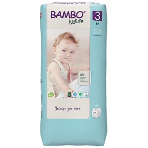 Bambo Nature Disposable Nappies - Midi - Size 3 - Jumbo Pack of 66
