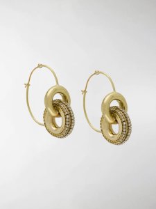 Ellery Jacques embellished hoop earrings