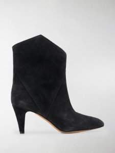Isabel Marant gometric-panel mid-heel boots