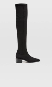 Over-the-knee High Heel Boots In Black