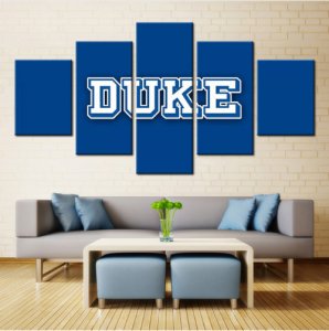 5 Panels Duke Blue Devils Painting HD Printed Canvas Wall Art Picture Home Décor