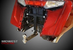 Add On Trailer Hitch for Honda GL1800 Goldwing - 2012 and Newer (45-1806A)